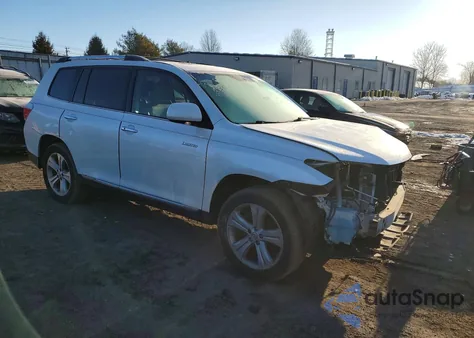 2013 Toyota Highlander Limited z USA, uszkodzony, nr VIN 5TDDK3EH7DS240810